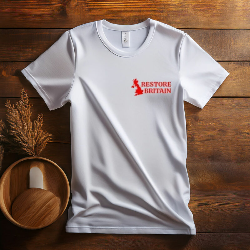 Restore Britain Red Logo Political Shirt