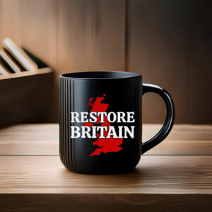Restore Britain Red UK Map Campaign 2026 Mug