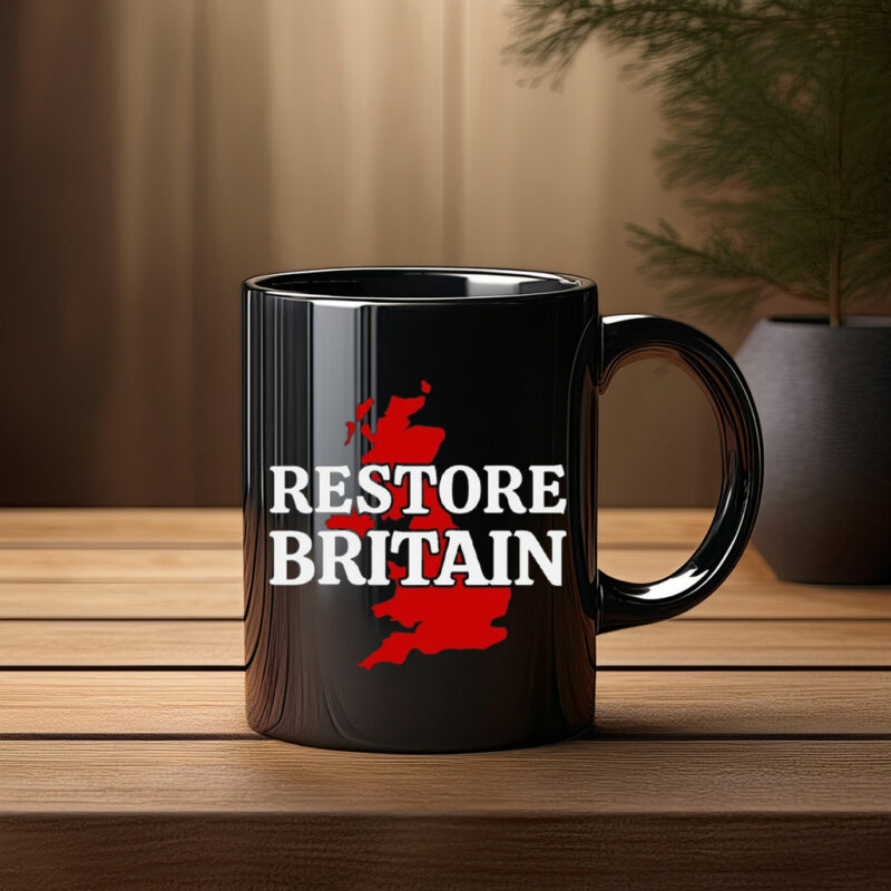 Restore Britain Red UK Map Campaign 2026 Mug