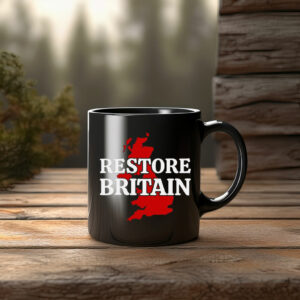Restore Britain Red UK Map Campaign 2026 Mug