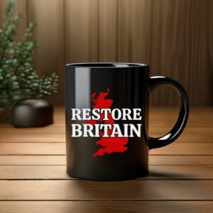 Restore Britain Red UK Map Campaign Mug