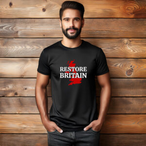 Restore Britain Red UK Map Campaign Shirt