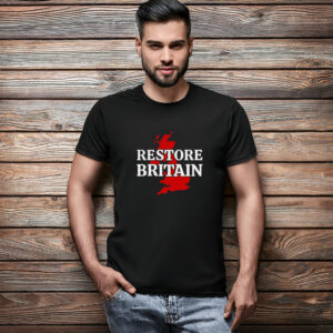 Restore Britain Red UK Map Campaign Shirt
