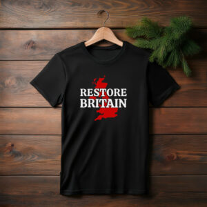 Restore Britain Red UK Map Campaign Shirt