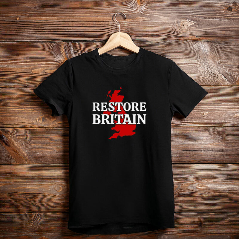 Restore Britain Red UK Map Campaign Shirt