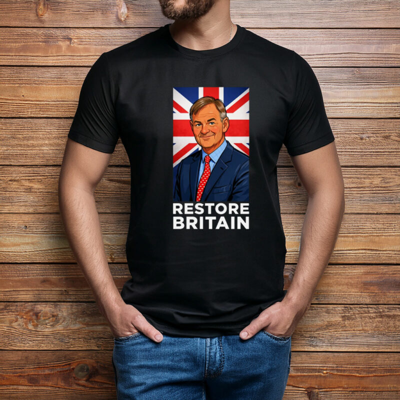 Restore Britain Rupert Lowe Novelty T-Shirt