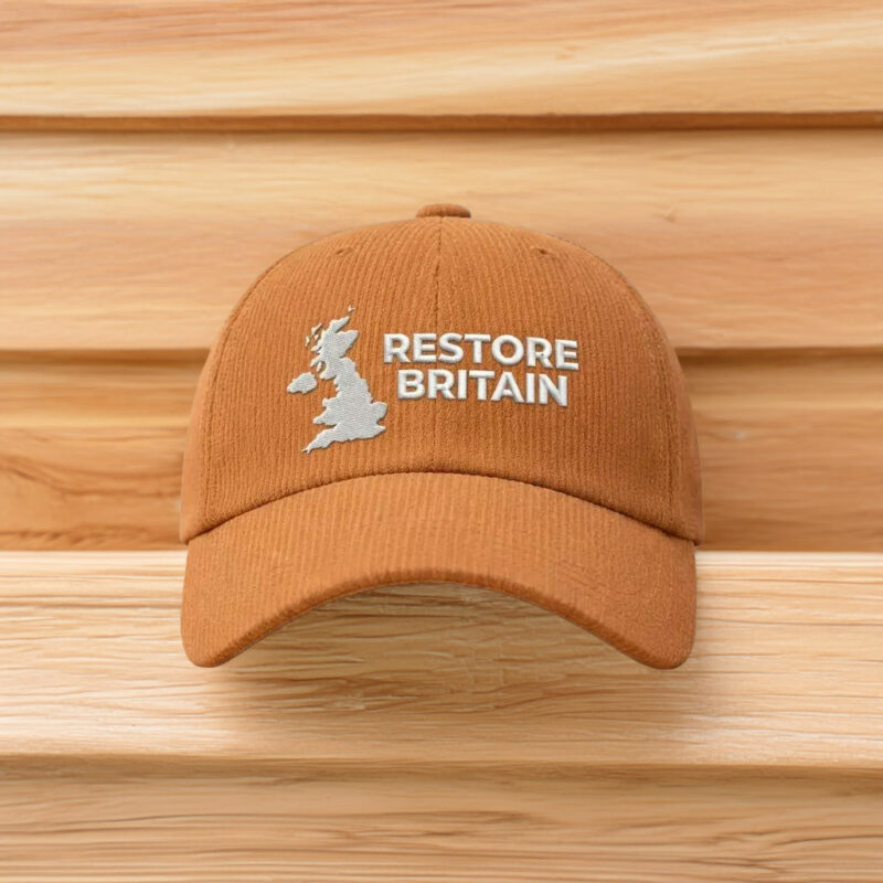 Restore Britain Slogan Embroidered Hat