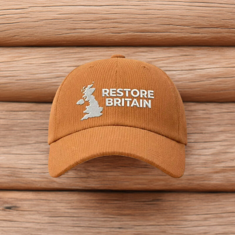 Restore Britain Slogan Embroidered Hat