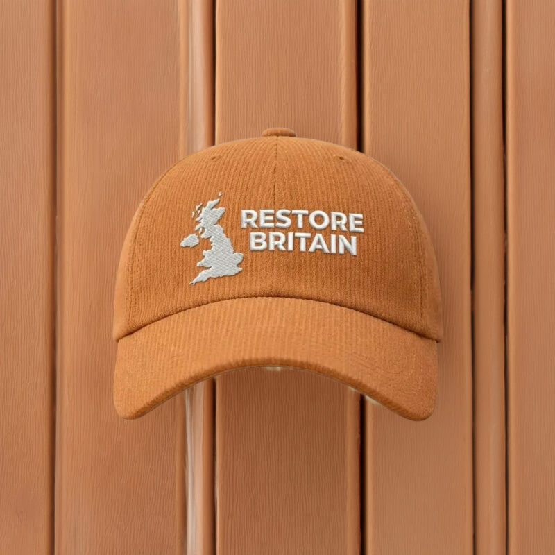 Restore Britain Slogan Embroidered Hat