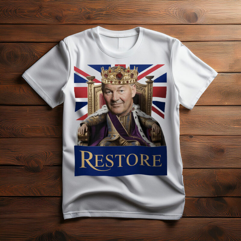 Restore Britain T-Shirt  Rupert Lowe-Inspired British Pride Graphic Tee