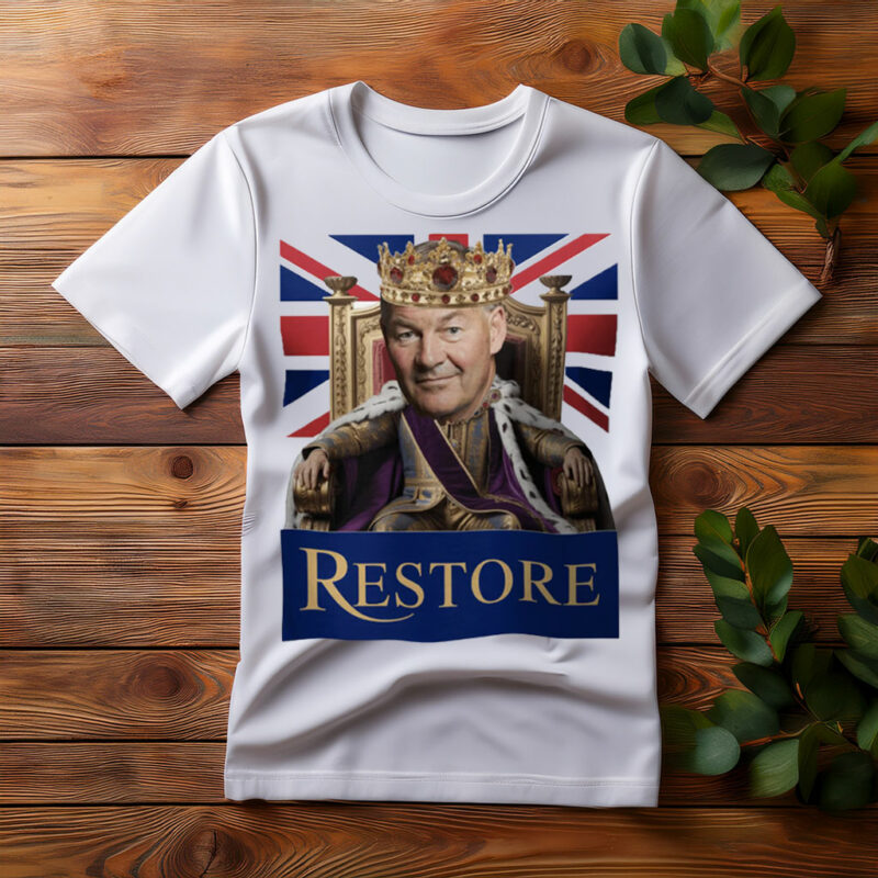 Restore Britain T-Shirt  Rupert Lowe-Inspired British Pride Graphic Tee