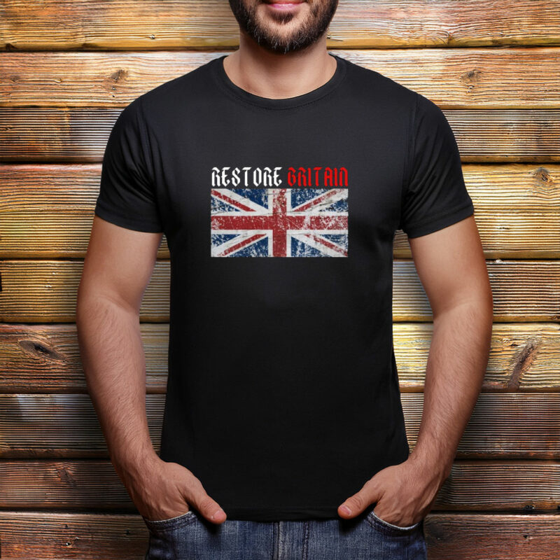 Restore Britain UK Flag T-Shirt