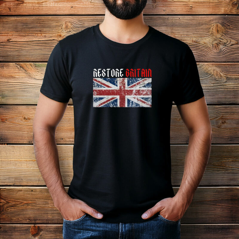 Restore Britain UK Flag T-Shirt
