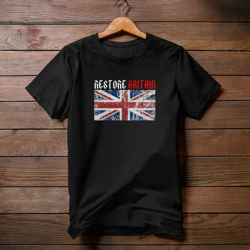 Restore Britain UK Flag T-Shirt
