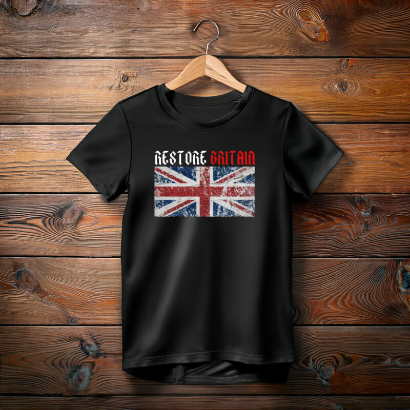 Restore Britain UK Flag T-Shirt