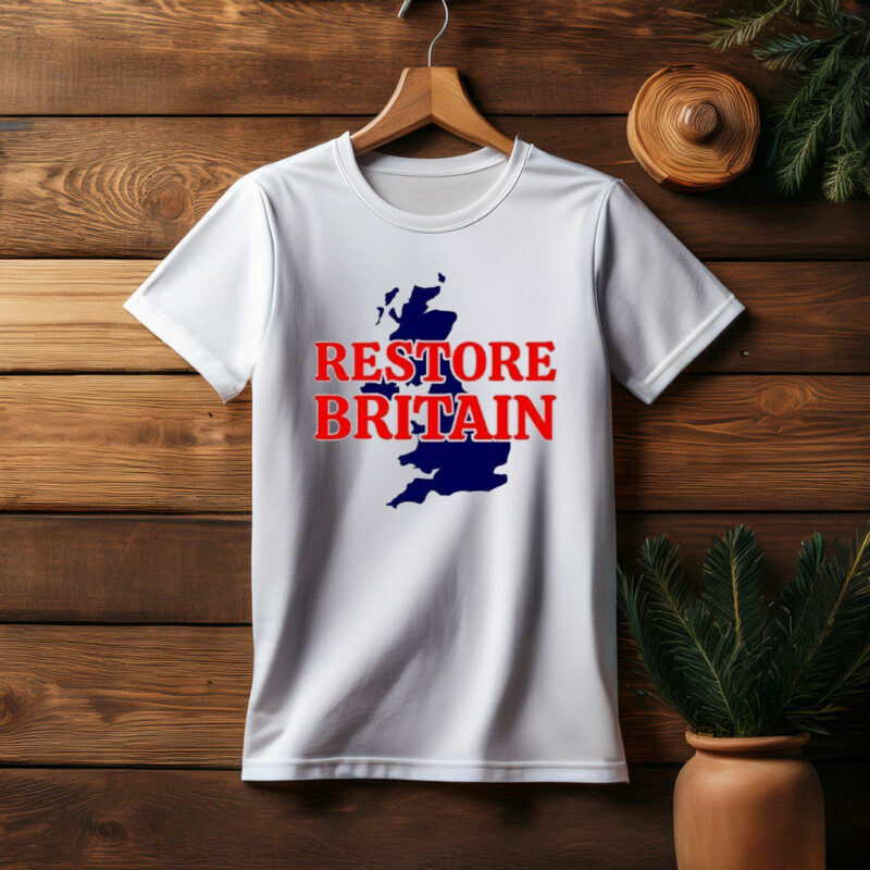 Restore Britain UK Map Graphic Shirt
