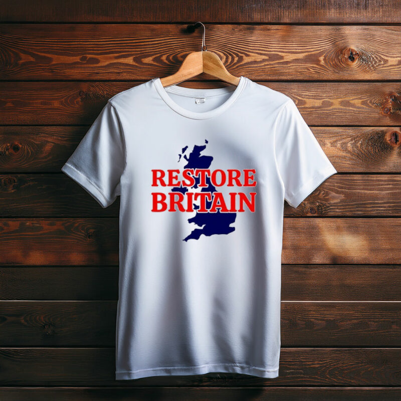 Restore Britain UK Map Graphic Shirt