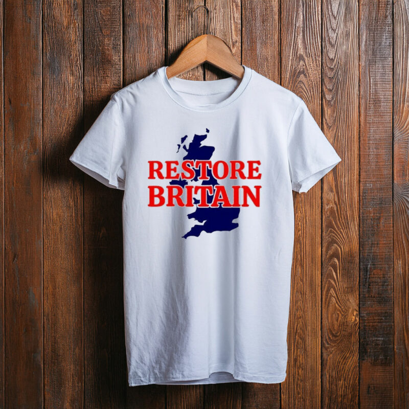Restore Britain UK Map Graphic Shirt
