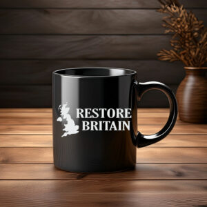 Restore Britain UK Map Logo Mug