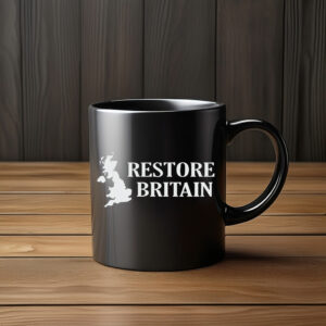 Restore Britain UK Map Logo Mug