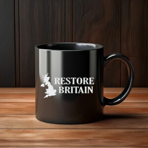 Restore Britain UK Map Logo Mug