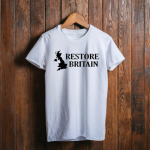 Restore Britain UK Map Logo Shirt