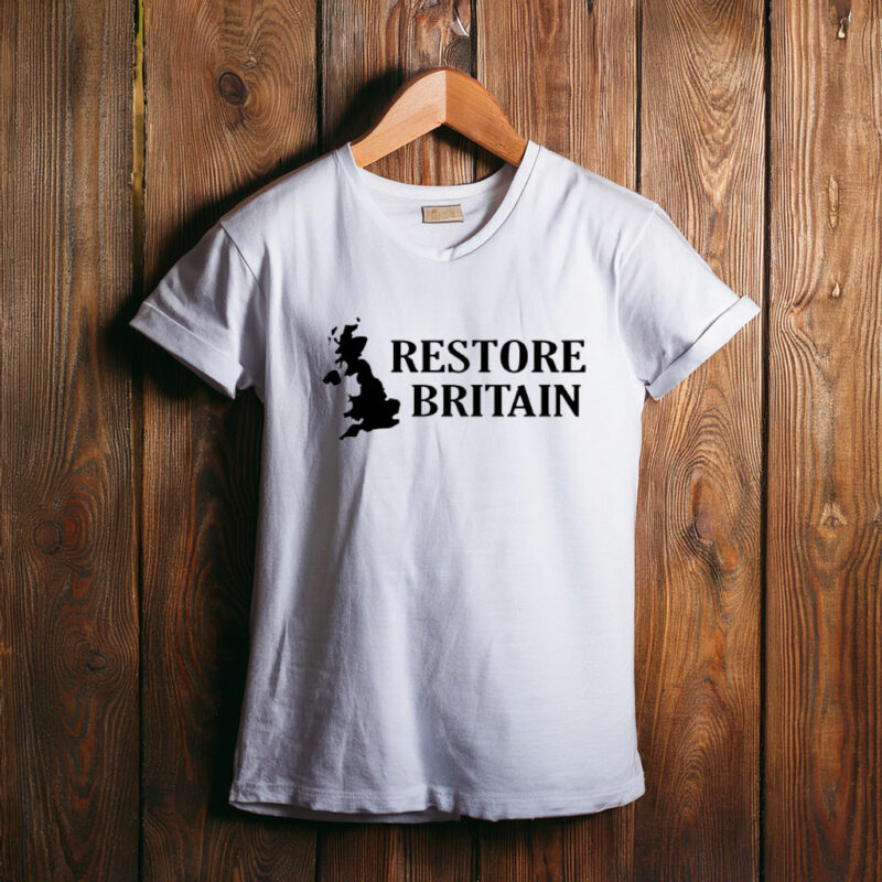 Restore Britain UK Map Logo Shirt