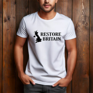 Restore Britain UK Map Logo Shirt