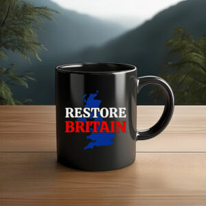 Restore Britain UK Map Patriotic Mug