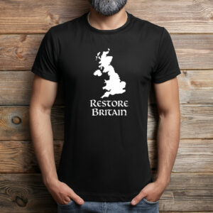 Restore Britain UK Map Patriotic Shirt