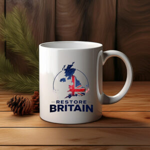 Restore Britain Union Jack Graphic Mug