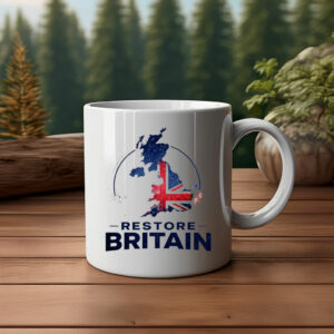 Restore Britain Union Jack Graphic Mug
