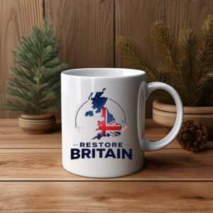 Restore Britain Union Jack Graphic Mug