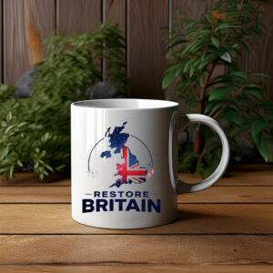Restore Britain Union Jack Graphic Mug