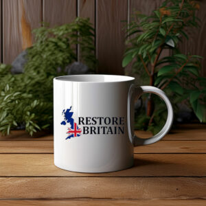 Restore Britain Union Jack Patriotic Mug