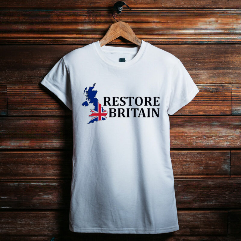 Restore Britain Union Jack Patriotic Shirt