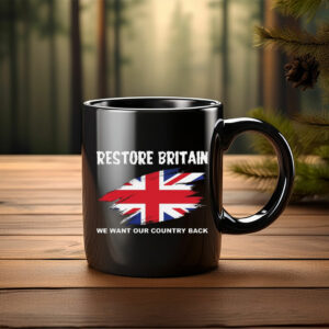 Restore Britain Union Jack Political Graphic Mug