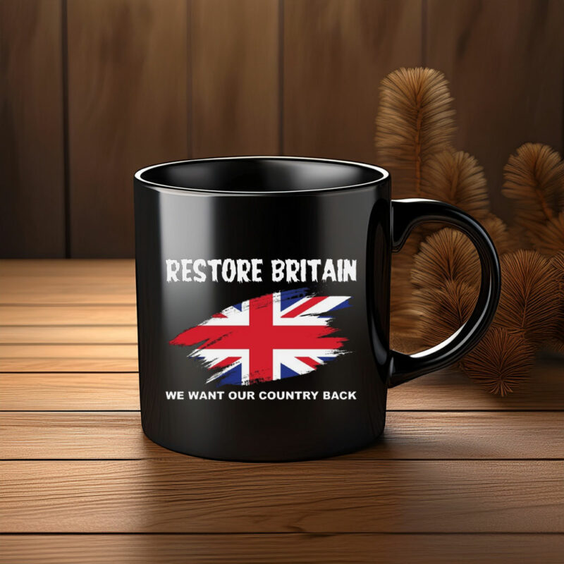 Restore Britain Union Jack Political Graphic Mug