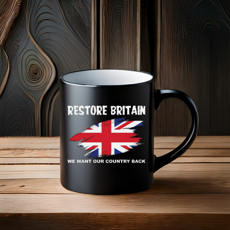 Restore Britain Union Jack Political Graphic Mug