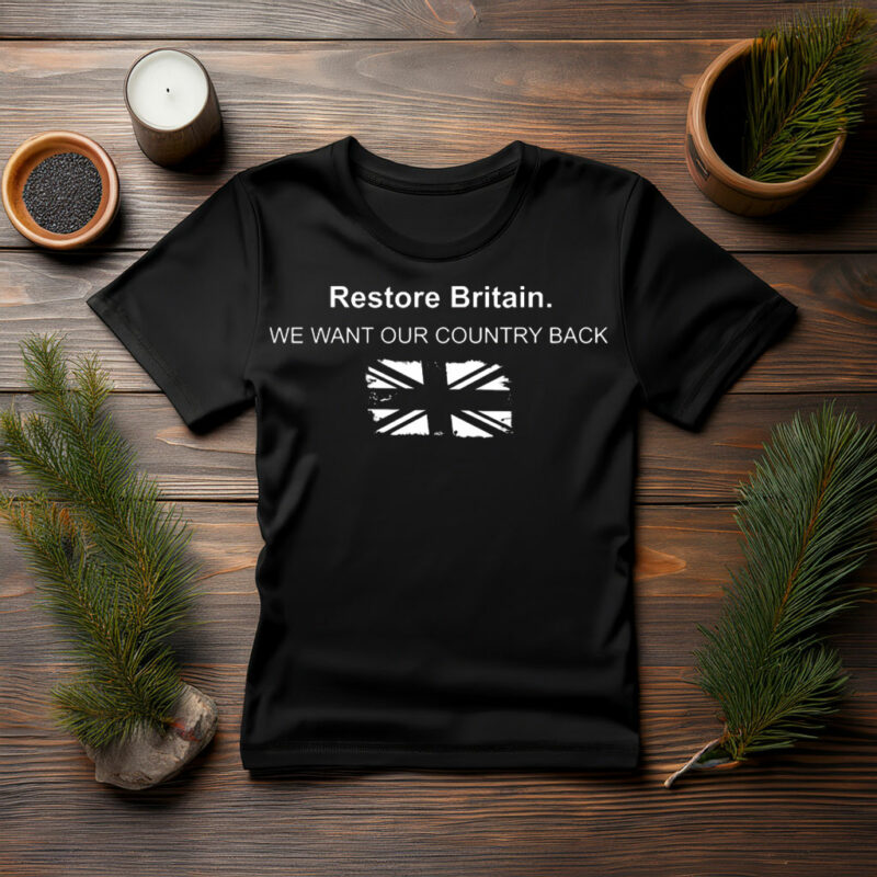 Restore Britain Union Jack T-Shirt