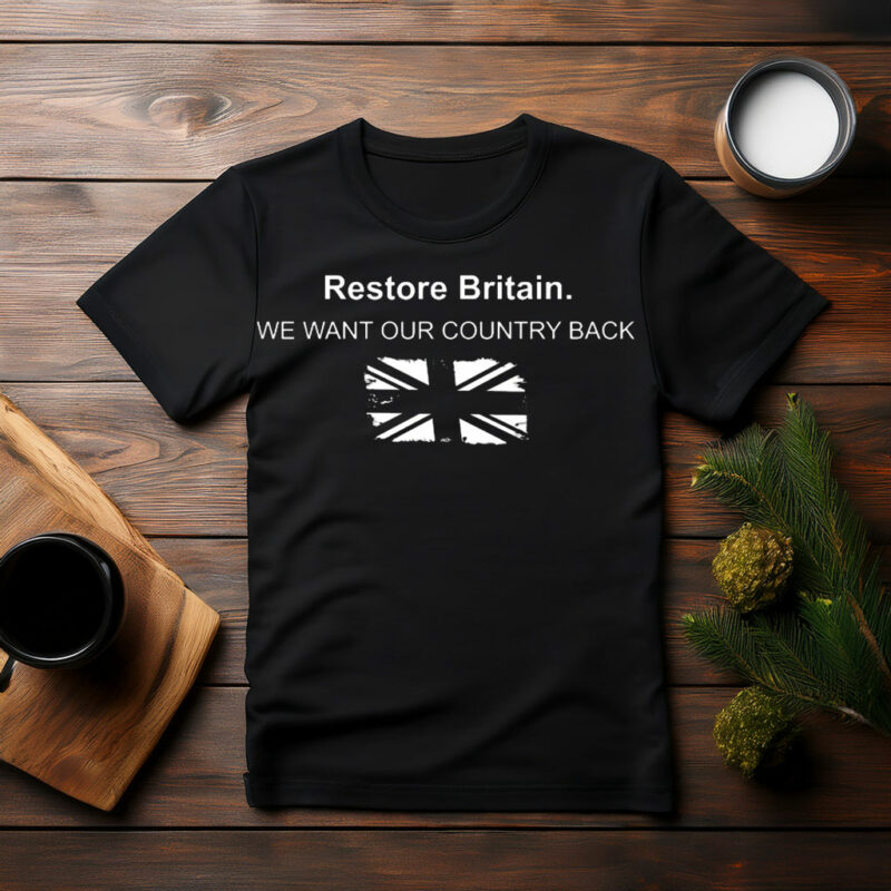 Restore Britain Union Jack T-Shirt