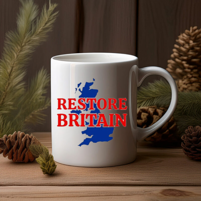 Restore Britain United Kingdom Map Mug