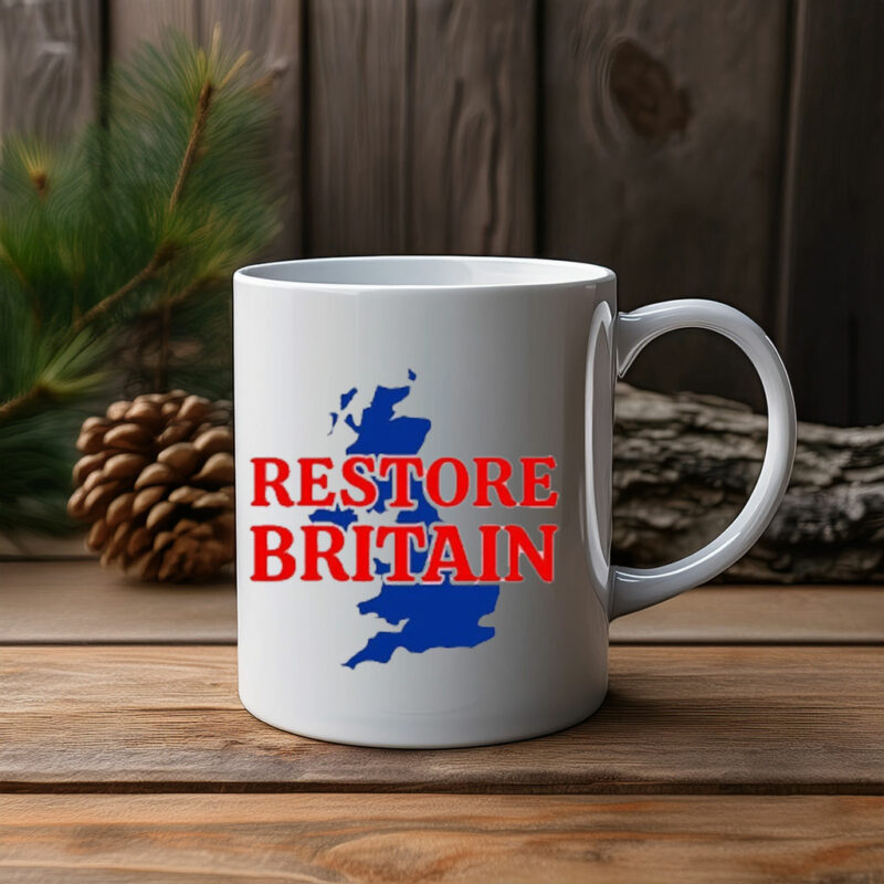 Restore Britain United Kingdom Map Mug