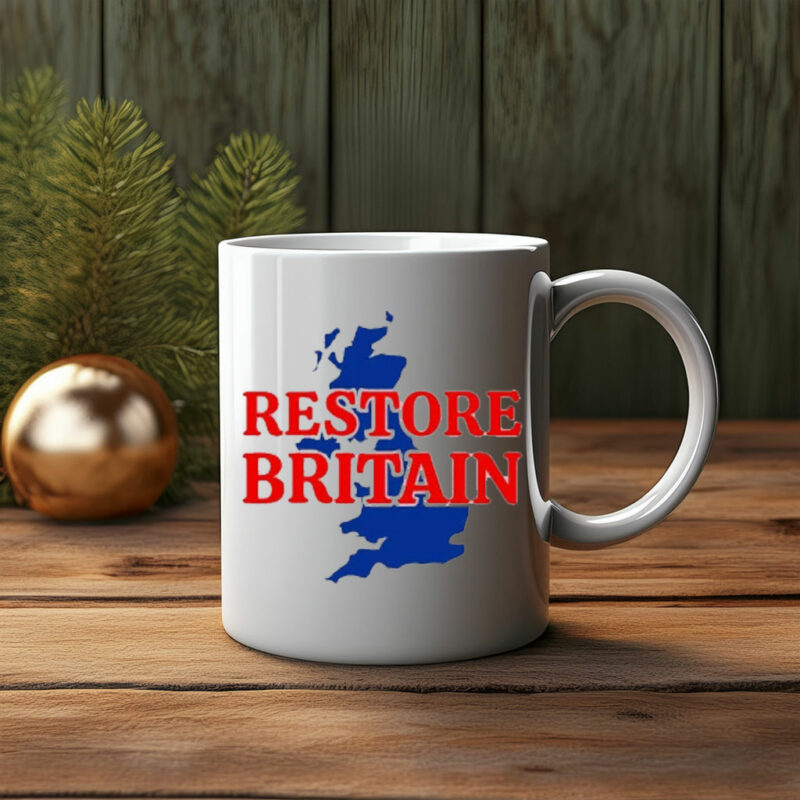 Restore Britain United Kingdom Map Mug