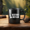 Restore Britain Vintage Distressed Logo Mug