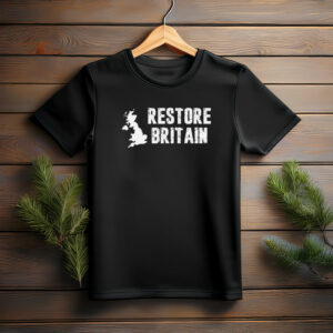 Restore Britain Vintage Distressed Logo Shirt
