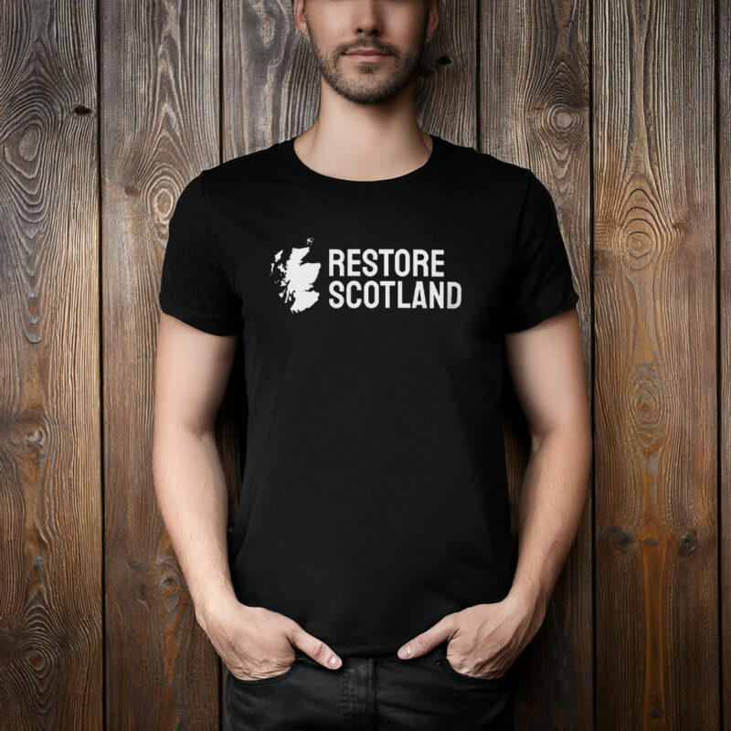 Restore Scotland Patriotic UK Graphic Shirt