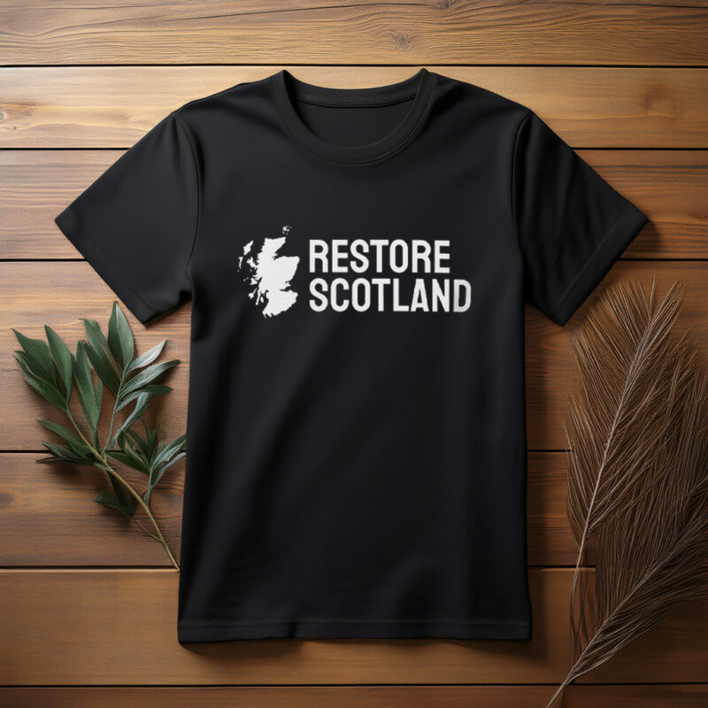 Restore Scotland Patriotic UK Graphic Shirt
