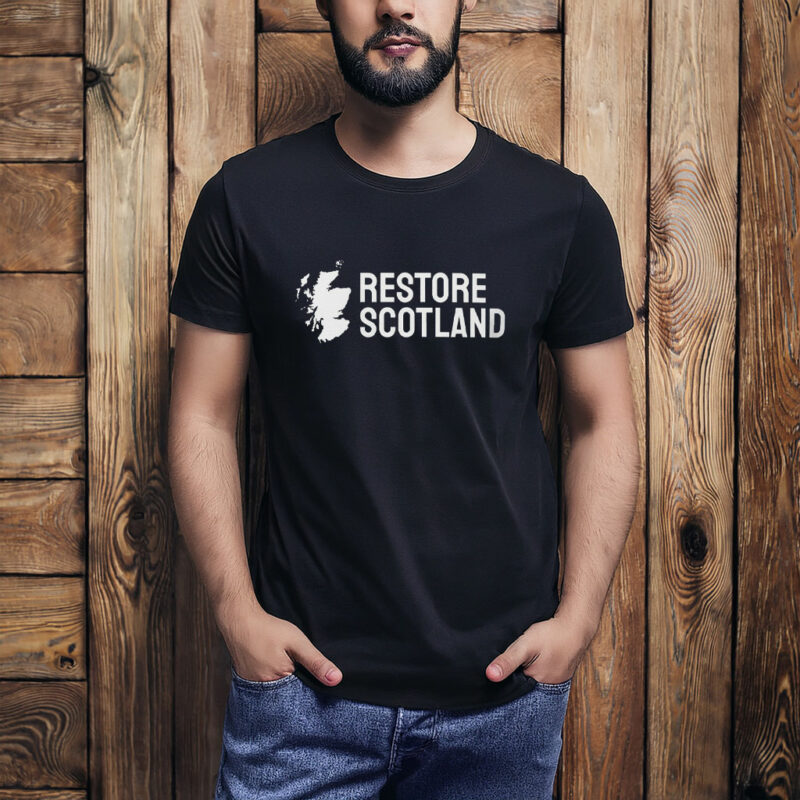 Restore Scotland Patriotic UK Graphic Shirt