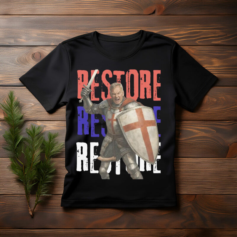 Rupert Lowe – Restore Britain Patriotic T-Shirt  British Pride Graphic Tee